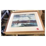 ROY III SIGNED DUCK HUNT ART
