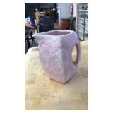 VINTAGE NILOAK ART POTTERY PINK PITCHER