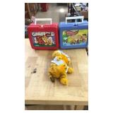 VINTAGE GARFIELD THERMOS LUNCH BOXES & PLUSH