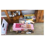 DOLL FURNITURE, DOLLS & ETC