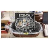 ESSENTIAL DEVILLED EGG SERVERS & BASKET