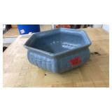 VINTAGE COOKSON USA SEA FOAM BOWL