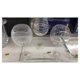 SET OF 3 MIKASA WINE BALLOON GOBLETS