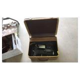 WHITE SEWING MACHINE IN TRAVEL CASE