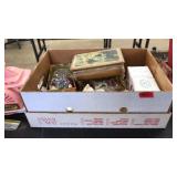 FLAT OF ASST COLLECTIBLES & HOUSEHOLD