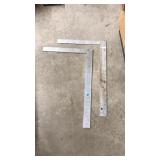 2 ALUM. FRAMING SQUARES