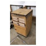 CABINET W/ ASST CONTENTS SAND PAPER & ETC