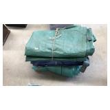 STACK OF ASST TARPS