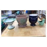 ASST VINTAGE POTTERY & PLANTER POTS