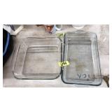 2 CASSEROLE DISHES