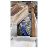 BOX OF ASST HAND TOOLS & ETC