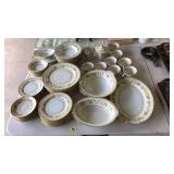 NORITAKE CHINA COLUMBINE JAPANESE DISH SET