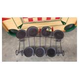 IRON FIREPLACE INSERT/ CANDLE HOLDER
