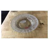 'GIVE US THIS DAY OUR DAILY BREAD' GLASS PLATE
