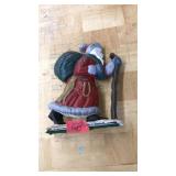 CAST IRON SANTA DOOR STOP