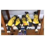 COLL OF VINTAGE PLUSH MR PEANUTS