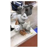 ASST RABBIT FIGURINES