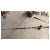 2 VINTAGE DEEP SEA RODS & REELS