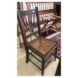 CANE SEATED SIDE CHAIR