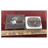 STEVEN KNIGHT SCULP BELT BUCKLE IN BOX