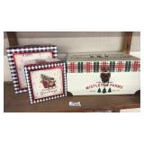 CHRISTMAS DECORATIVE STORAGE BOXES