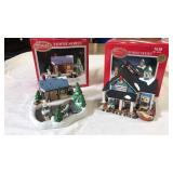 (2) DICKENS TOWNE PORCELAIN HOUSES