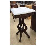 VICTORAIN MARBLE TOP PLANT STAND