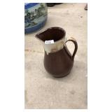 HAND MADE GLAZED PITCHER