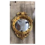 FEDERAL GILTED EAGEL CONVEX MIRROR