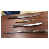 CARVING SET & SHARPENING STICK