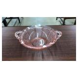 VINTAGE JEANETTE GLASS CO PINK DEPRESSION GLASS