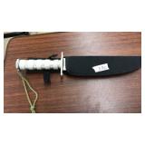 GORDON 8" HUNTING / SURVIVAL KNIFE W/ SHEATH