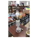CRYSTAL GLASS TABLE LAMP