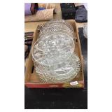 ASST GLASSWARE, PLATTERS & ETC