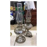 2 RAYO OIL LAMPS