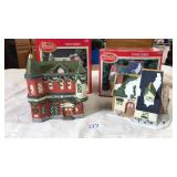 (2) DICKENS TOWNE PORCELAIN HOUSES