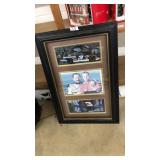 DALE EARNHARDT & JR SHADOW BOX W/DIE CAST CARS
