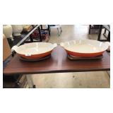 LE CEUSET AU GRATIN CASSEROLE DISHES