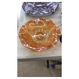 INDIANA GLASS MARIGOLD FRUIT BOWL