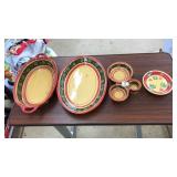 MEXICAN MADE CERAMIC SERVINGWARE