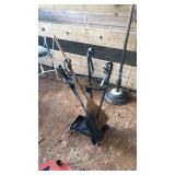 FIREPLACE TOOLS WITH STAND