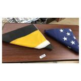 AMERICAN FLAG & MARYLAND STATE FLAG