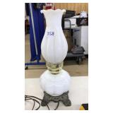 MILK GLASS TABLE LAMP
