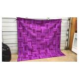 HANDMADE PURPLE RAIL FENCE