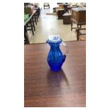 CRACKLE GLASS MINIATURE BLENKO PITCHER