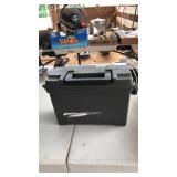 PLASTIC AMMO BOX WITH HAND TOOLS