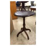 14.5" ROUND CHERRY PLANT STAND
