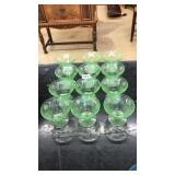 HAZEL ATLAS GLASS FLORENTINE STEMWARE