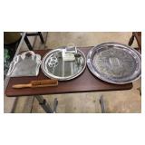 LOT OF ASST SILVER PLATE