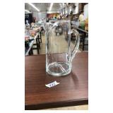 STAR PATTERN GLASS PITCHER
